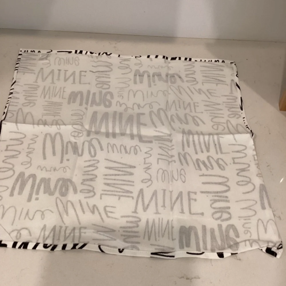 NEW Set of 2 Black & White Beer/ Wine pattern kitchen / bar area towels 19x19”